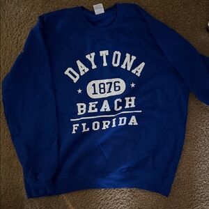 Blue Daytona Beach Sweatshirt